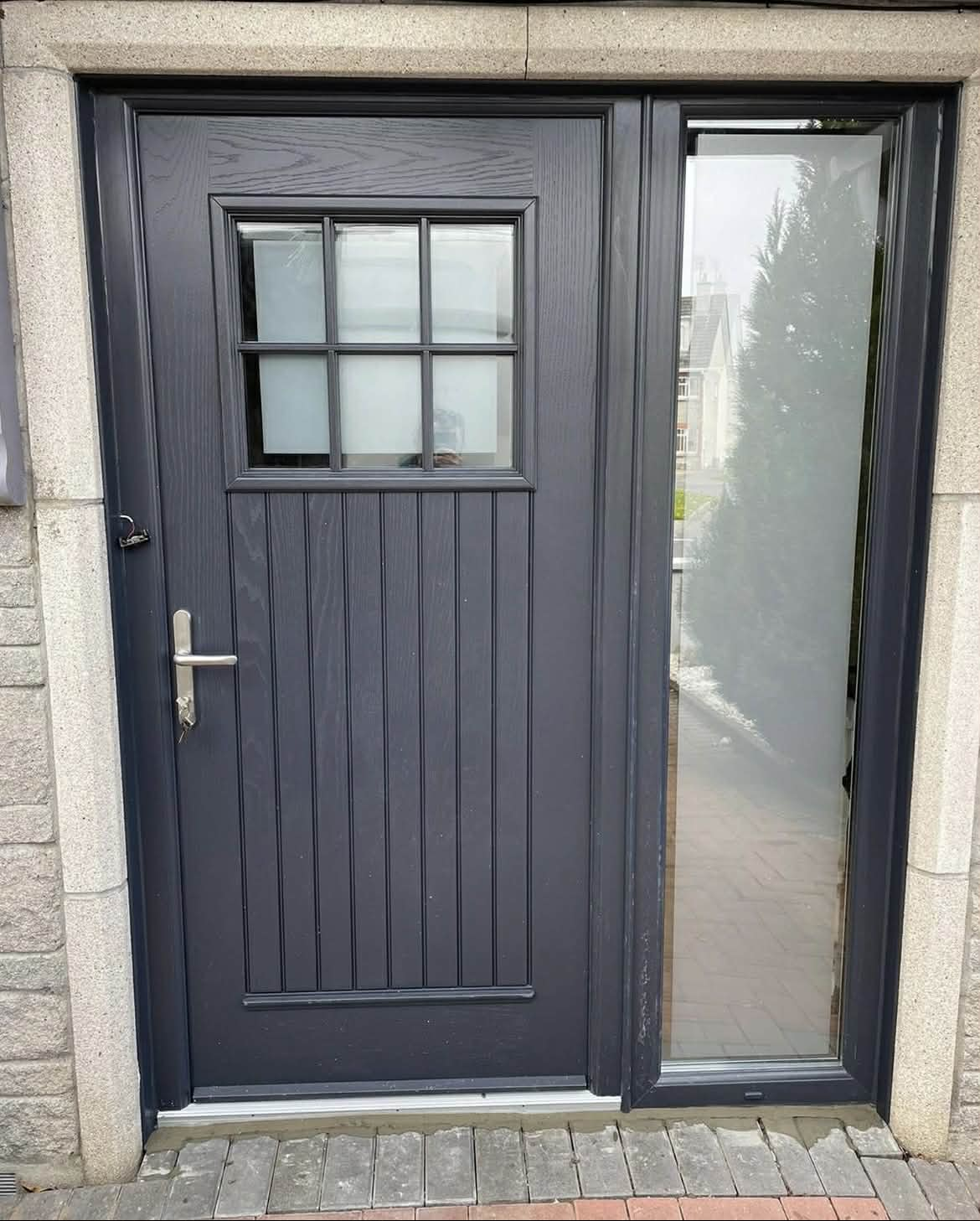 Anthracite grey cottage style door